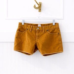 GAP Corduroy Shorts in Mustard